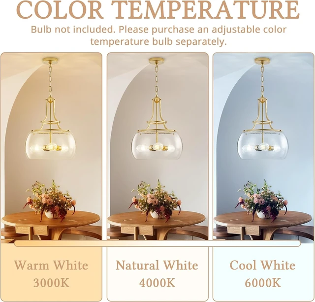 Alt view image 4 of 7 - KARTOOSH Gold Chandelier Kitchen Pendant Lighting Over Island