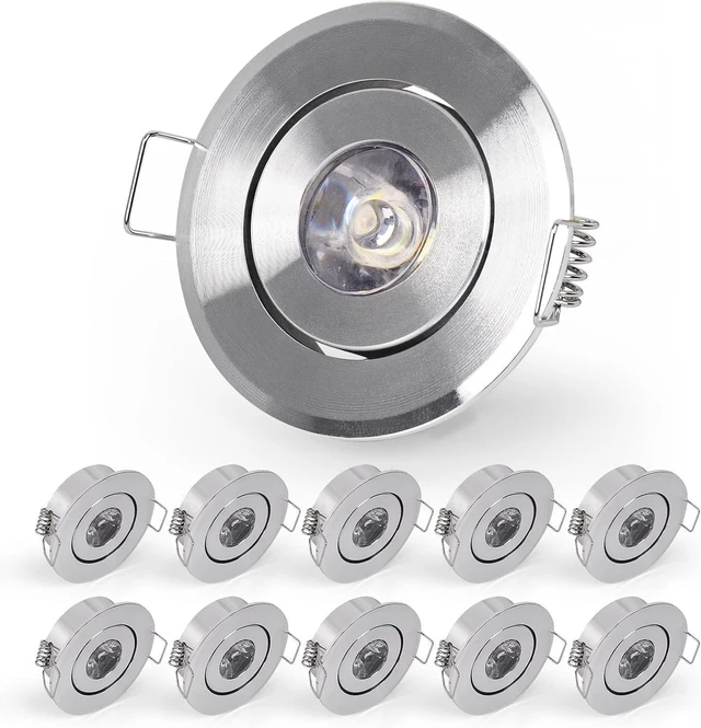 Main image of 10pcs 2 inch Gimbal LED Recessed Light Small Recessed Lights AC120V