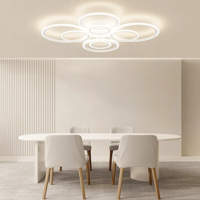 Main image of Modern LED Ceiling Light, 31.8-Inch, 3 Color Temps, 3348LM