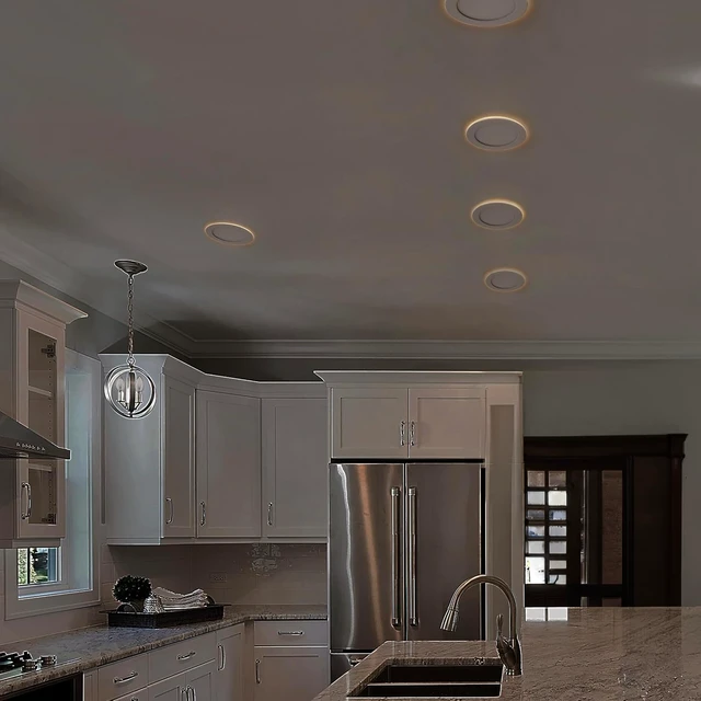 Alt view image 7 of 7 - Maxxima 6" Slim Recessed LED Downlight with Night Light, 900 Lumens, 5 CCT