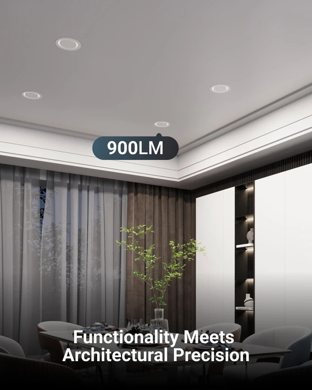 Alt view image 7 of 7 - Sunco 12 Pack 6 Inch Slim Canless LED Recessed Lights, 5CCT, 14W, Dimmable
