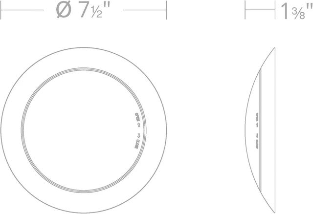 Alt view image 5 of 7 - WAC Lighting Disc 6in LED Round Flush Mount with Recessed Retrofit Kit 5-CCT Selectable 2700K-3000K-3500K-4000K-5000K 15W 950 Lumens in White (Pack of 4)