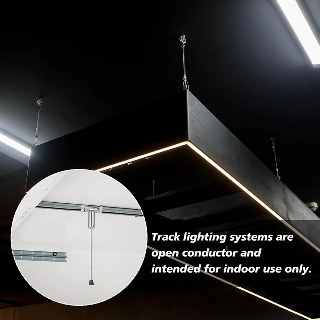 Alt view image 7 of 7 - Shimeyao 100 Pcs T Bar Ceiling Grid Clips for Hanging Track Light, Silver