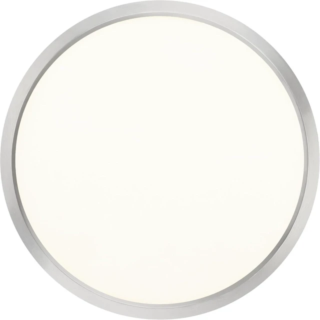 Alt view image 7 of 7 - Quoizel Outskirts 15" Round Flush Mount LE Ceiling Light, Brushed Nickel