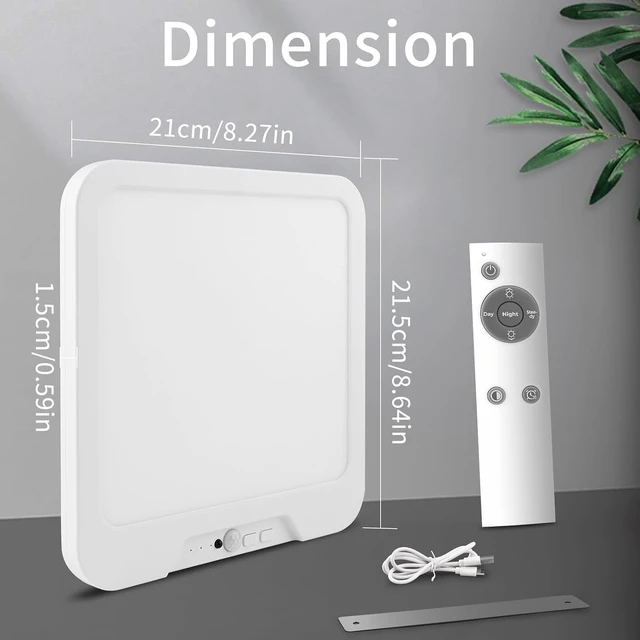 Alt view image 5 of 7 - Amzpas Rechargeable Motion Sensor Ceiling Light Indoor, Magnetic Wireless Ceiling Light Battery Operated Light for Closet Shower Stairs Hallway Porch Pantry Garage Patio Shed