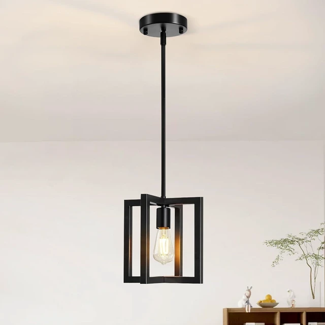 Main image of Pendant Light, Adjustable Height Farmhouse Pendant Light Fixtures, 1-Light
