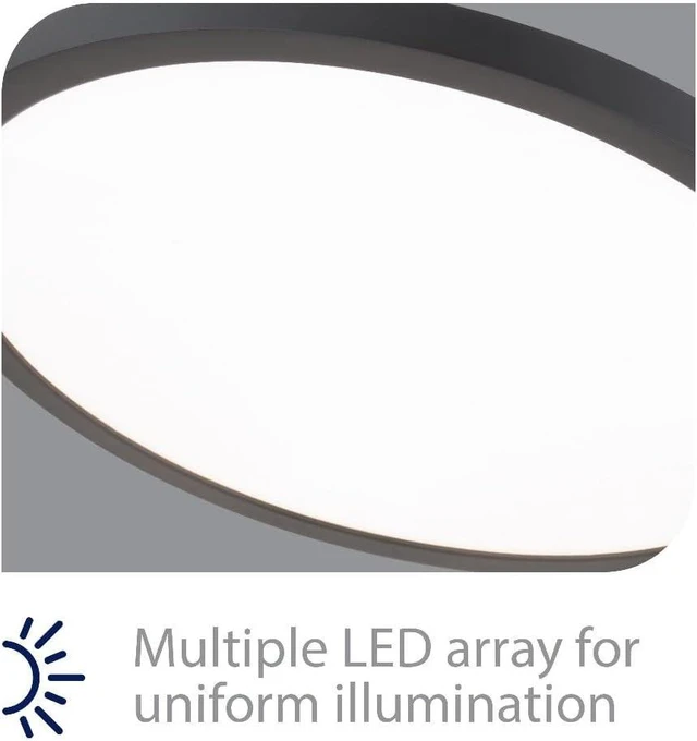 Main image of WAC Lighting, Round 11in LED Energy Star Flush Mount 3500K in White