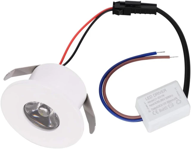 Alt view image 7 of 7 - 5pcs 1W 1 Inch Recessed LED Lights Mini Recessed LED Lights AC 120V