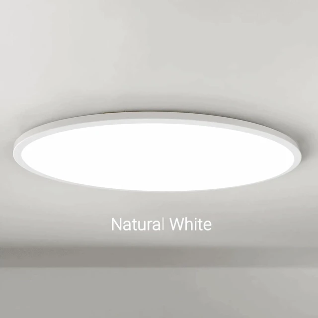 Alt view image 7 of 7 - Koda | 32" 50W Slim Oval LED Ceiling Light Fixture, Super Bright 3500 lumens LED Light, Adjustable White Light 2700K/4000K, Ceiling Lamp for Kitchen, Bathroom, Bedroom, Living Room, Laundry Room