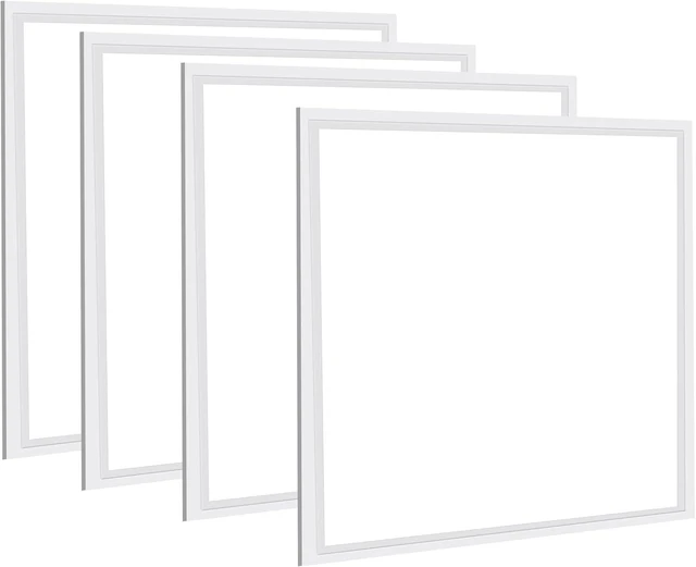 Main image of 2x2 LED Flat Panel Light for Drop Ceiling, 45W 5800LM-4 Pack