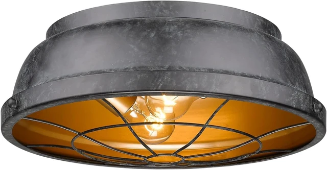 Alt view image 2 of 5 - Golden Lighting Bartlett Flush Mount