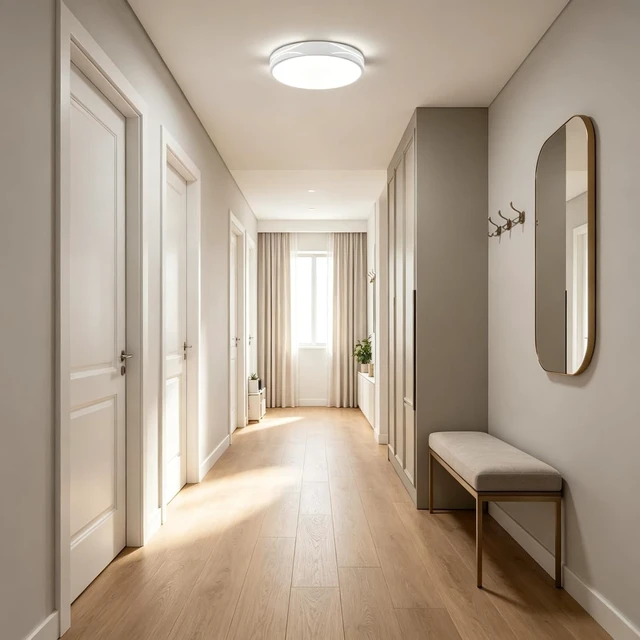 Alt view image 2 of 7 - Modern Flush Mount Ceiling Light, Dimmable LED Ceiling Light, 11.8in