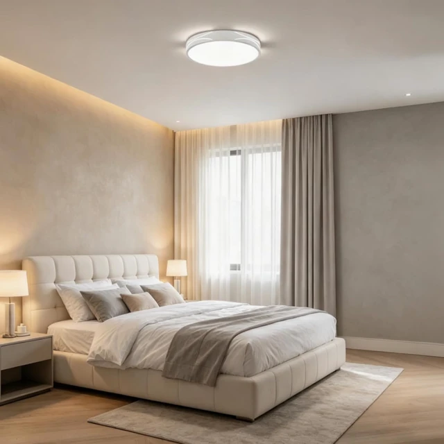 Alt view image 3 of 7 - Modern Flush Mount Ceiling Light, Dimmable LED Ceiling Light, 11.8in