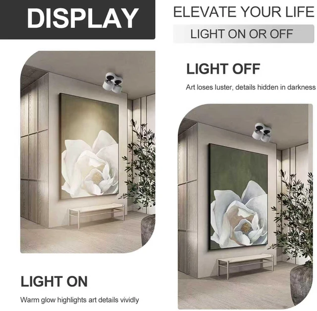 Alt view image 7 of 7 - LED Ceiling Spot Lights Indoor, Directional, Dimmable Dual Head, 3CCT, 20W
