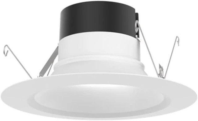 Main image of Juno E Series 5"/6" LED Ceiling Light, Smooth Trim Recessed Lighting with 5-in-1 Switchable White Color, 1200 Lumens for High Ceilings, Wet Rated LED Downlight, Dimmable, White