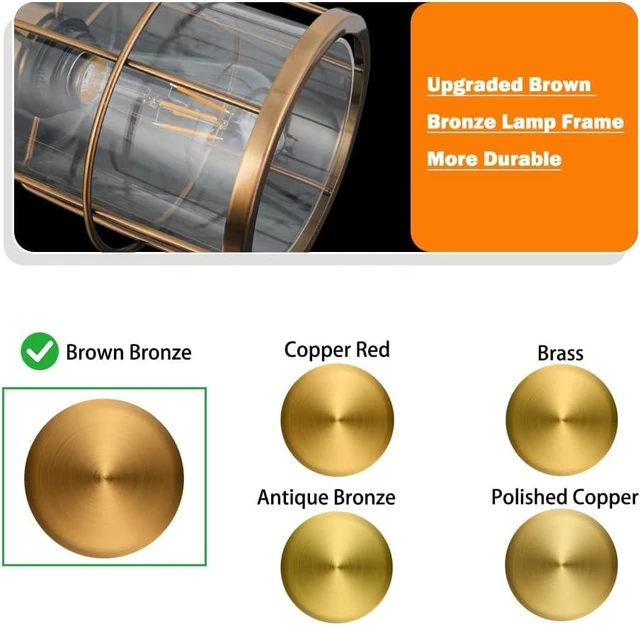 Alt view image 6 of 7 - Gold Hanging Light Plug in,Glass Plug in Pendant Lights for Coner,Adjustable Height Hanging Lights with Plug in Cord