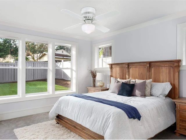 Alt view image 5 of 7 - Westinghouse Casanova Supreme Ceiling Fan with Light, 42-Inch, White