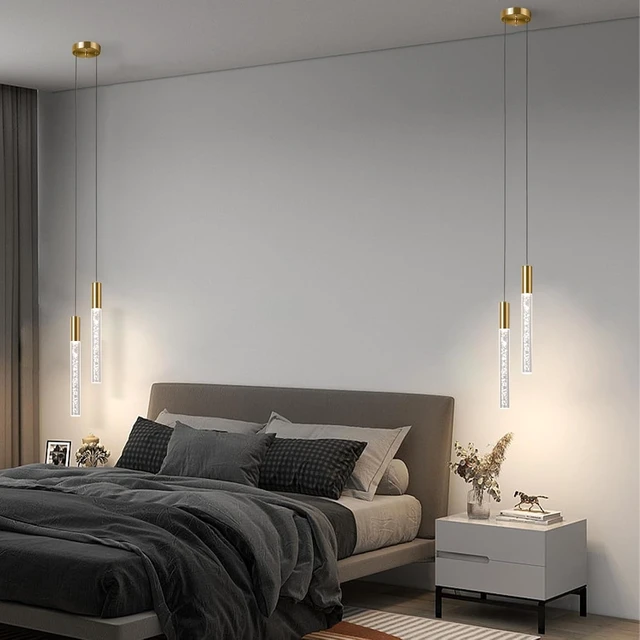 Alt view image 7 of 7 - Modern 2-Light Gold Pendant Light Fixture for Kitchen Island, 3-Color LED Acrylic Pendant Lighting Cord Adjustable Ceiling Hanging Lights for Living Room Bedroom Dining Room (Gold,2-Light)
