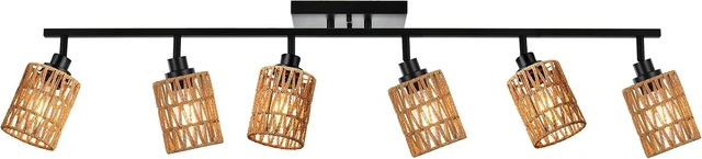 Main image of MELUCEE Ceiling Track Lighting Kits 6 Light with Rotatable Light Head