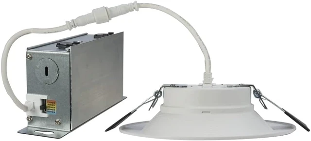 Alt view image 3 of 7 - HALO RL 6 in. Color Selectable (2700K-5000K) Remodel Canless Recessed Integrated LED Kit