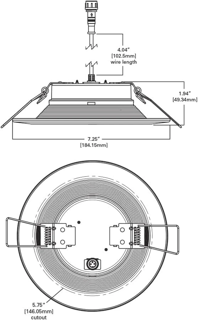 Alt view image 4 of 7 - HALO RL 6 in. Color Selectable (2700K-5000K) Remodel Canless Recessed Integrated LED Kit