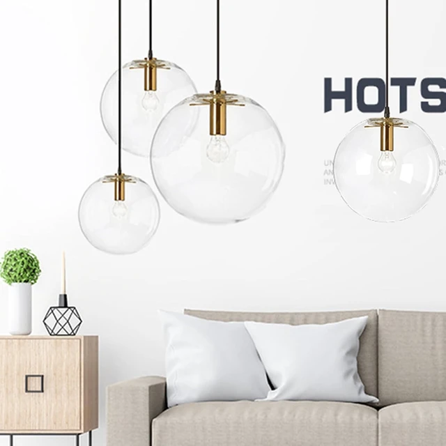 Alt view image 5 of 6 - 3-Light Multi Pendant Light Fixture Modern Pendant Lighting Chandelier Lamp for Living Room Bedroom Farmhouse (Gold)