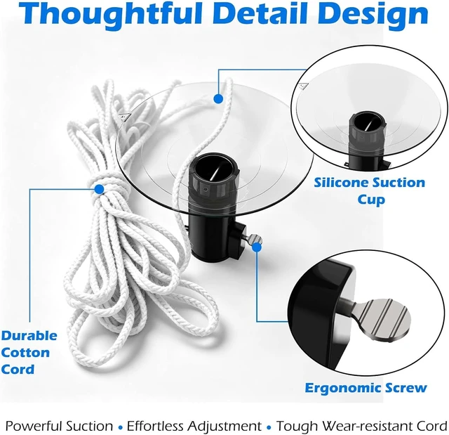 Alt view image 5 of 7 - 20FT Reach Light Bulb Changer for High Ceilings, Light Bulb Changer Pole 5-15FT Tool, Bulb Remover & Utility Hook, Home Bulb Replacement, Universal Thread Fits Most Cleaning Attachments