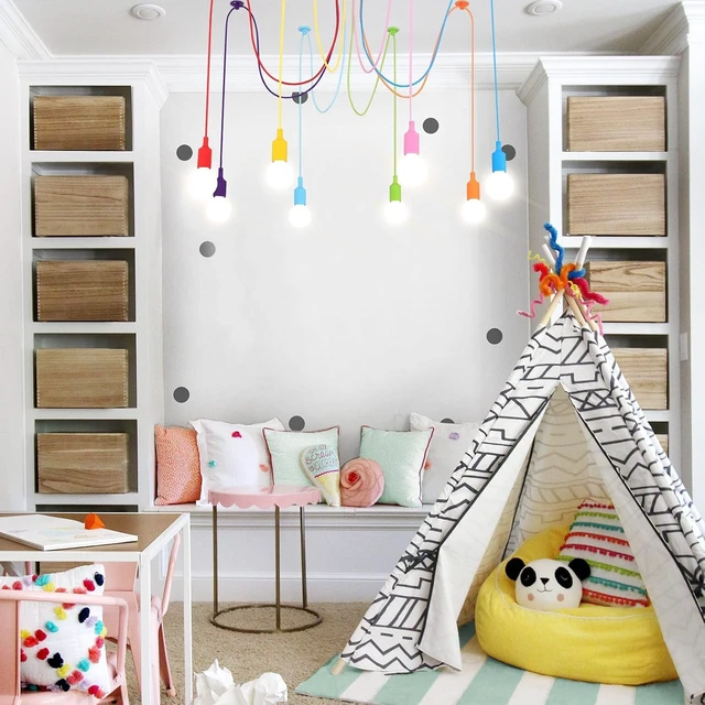 Alt view image 3 of 7 - Colorful Spider Chandelier, Kids Ceiling Light Fixture