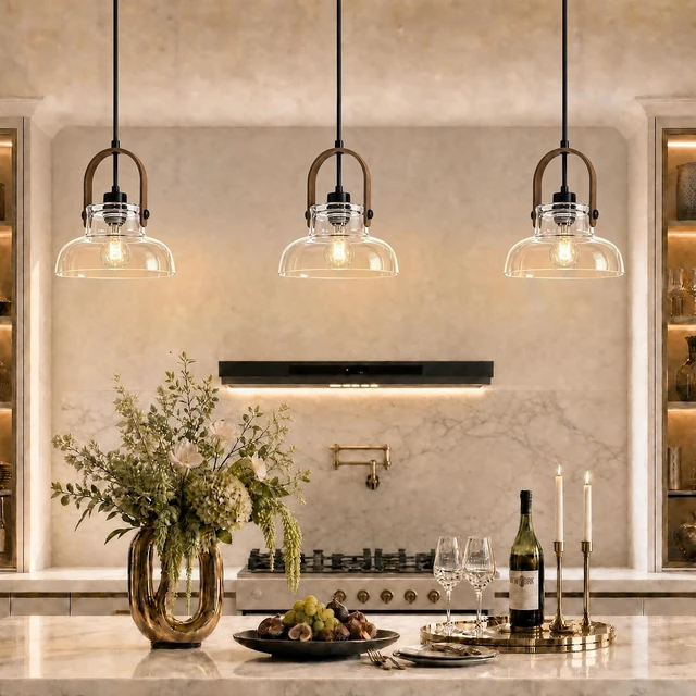Alt view image 3 of 7 - ocioc Pendant Lights Kitchen Island, Hanging Light for Kitch Lighting