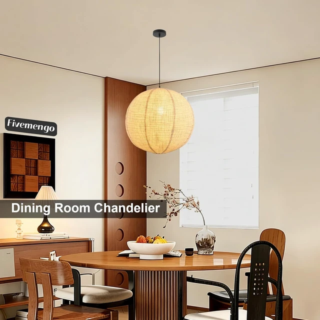 Alt view image 3 of 7 - Linen Pendant Light Kit Lantern Pendant Light, 20in Off-White
