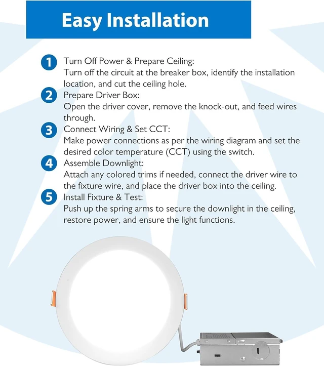 Alt view image 7 of 7 - NICOR Lighting Recessed Light Fixtures - IXE 6-in Canless LED Downlight - Dimmable LED Ceiling Light with Edge-Lit Technology - White, 12 Packs