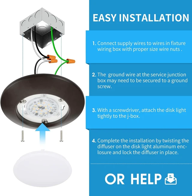 Alt view image 7 of 7 - ECOELER 4 Pack Brown Recessed Retrofit Ceiling Lights, 10.5W 4 Inch Dimmable LED Disk Light for Home Improved, 4000K Cool White 650Lm, ETL-Listed