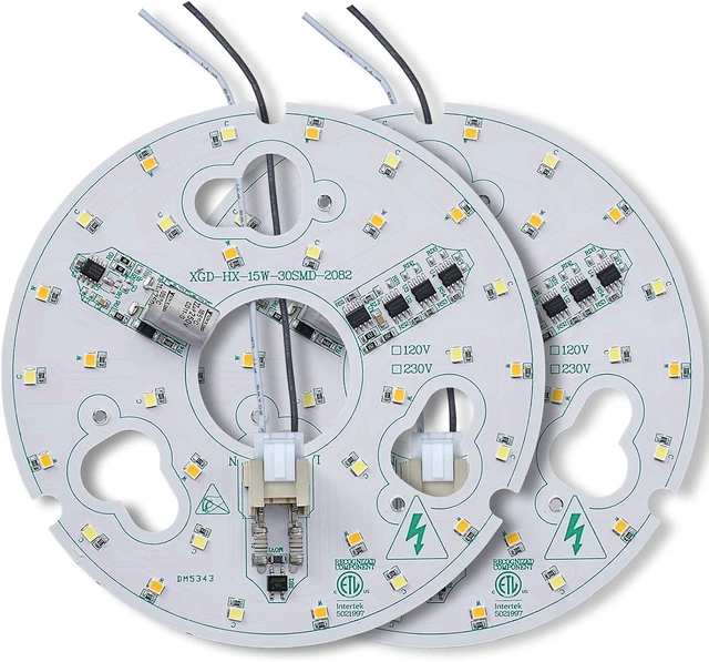 Main image of 2-Pack 5.3" LED Retrofit Light Kit for Ceiling Flush Light