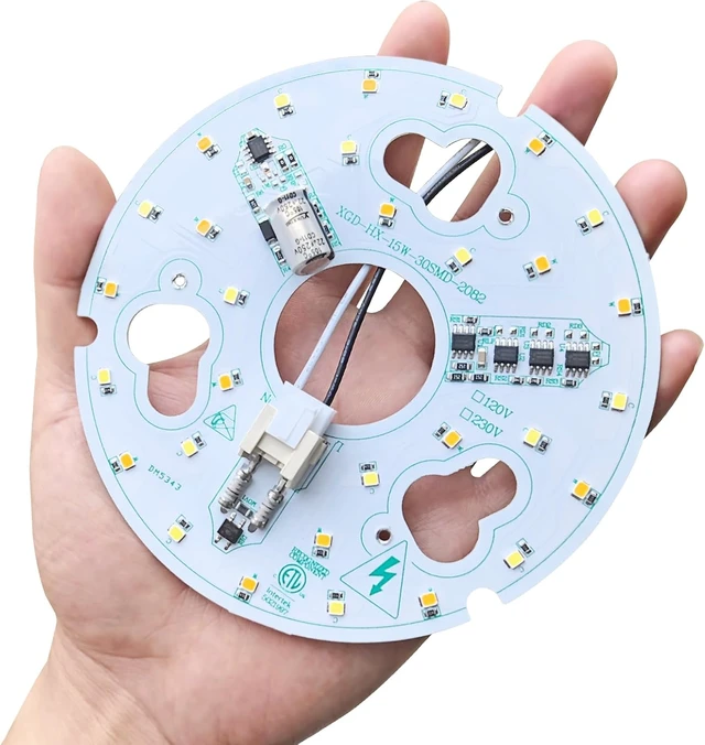 Alt view image 4 of 7 - 2-Pack 5.3" LED Retrofit Light Kit for Ceiling Flush Light