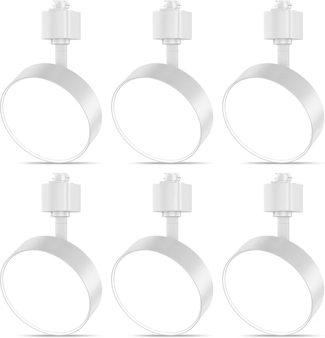 Main image of Diffuse LED Track Lighting Heads H Type, 12W 3000K, 6 Pack White