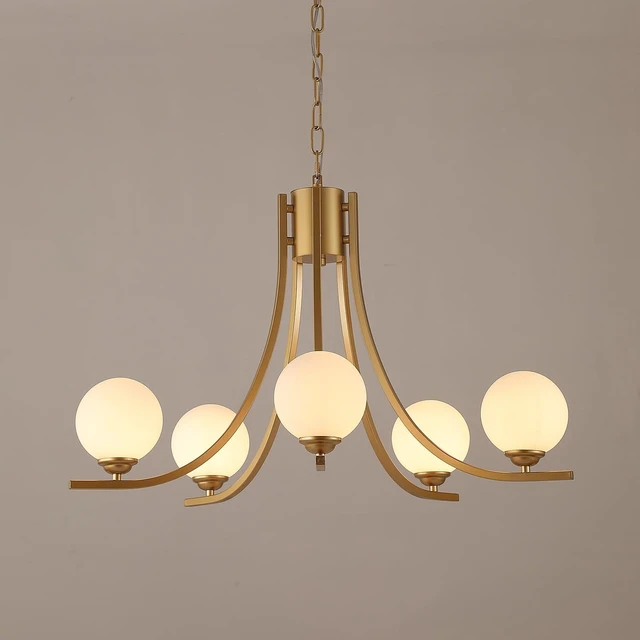 Alt view image 7 of 7 - Modern Farmhouse Chandeliers for Dining Room,Modern Sputnik Dining Room Light Fixtures,Adjustable Chandelier for Living Room Bedroom Kitchen Island