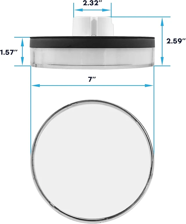 Alt view image 5 of 7 - LUXRITE 7 Inch LED Outdoor Flush Mount Light, 15W, 1000LM, Black (1 Pack)
