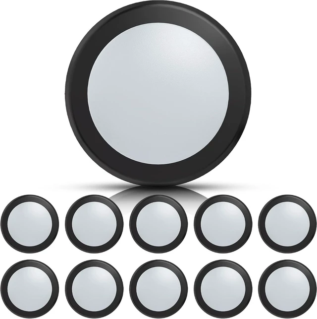 Main image of ECOELER Black 6inch Dimmable LED Disk Lights, 3CCT Selectable Flush Mount Ceiling Light Fixture, 16.5W 1100Lm, Low Profile Surface Mount for Recessed Can or Junction Box, ETL Listed, 10 Pack