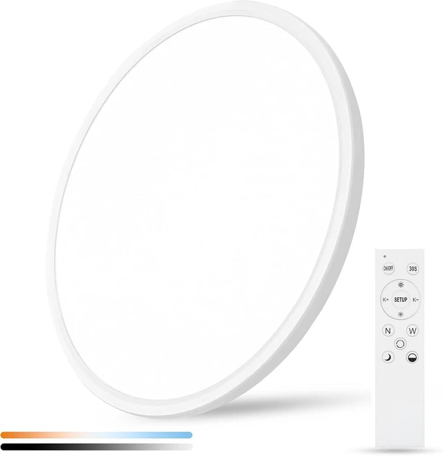 Main image of 20 Inch Large LED Ceiling Light with Remote,Dimmable,2700-6000K,40W,4000LM