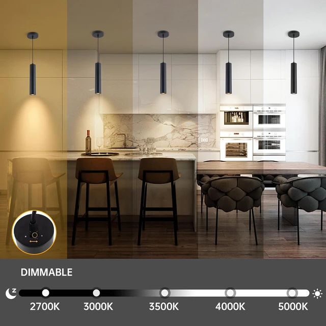 Alt view image 2 of 7 - LED Pendant Lights Modern Island Lights Ceiling Hanging Spotlight