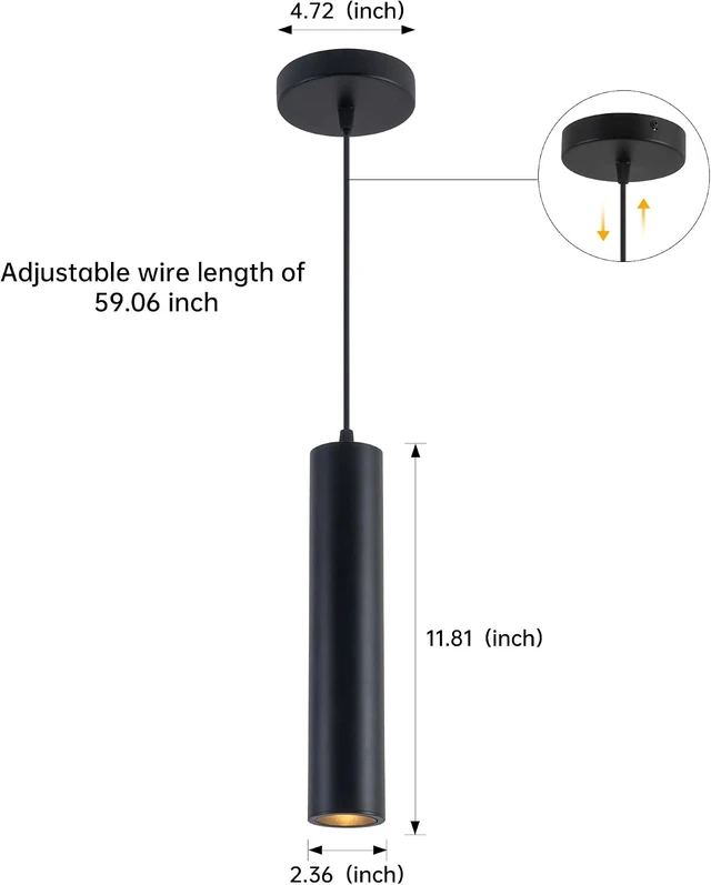 Alt view image 7 of 7 - LED Pendant Lights Modern Island Lights Ceiling Hanging Spotlight
