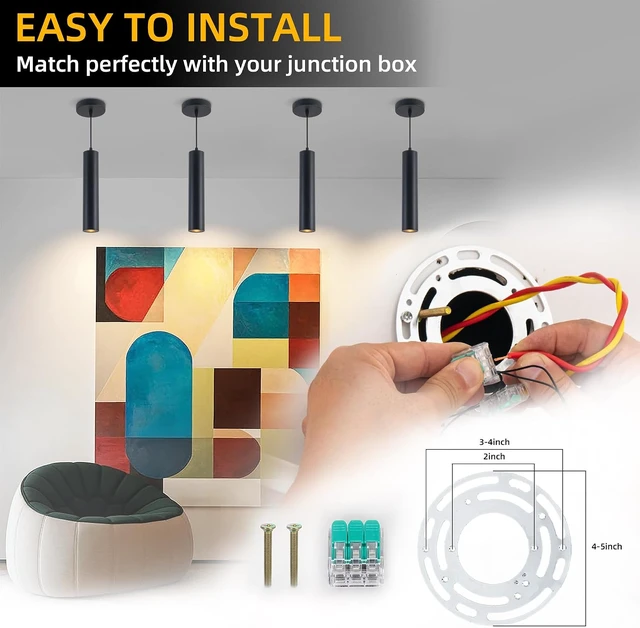 Alt view image 6 of 7 - LED Pendant Lights Modern Island Lights Ceiling Hanging Spotlight