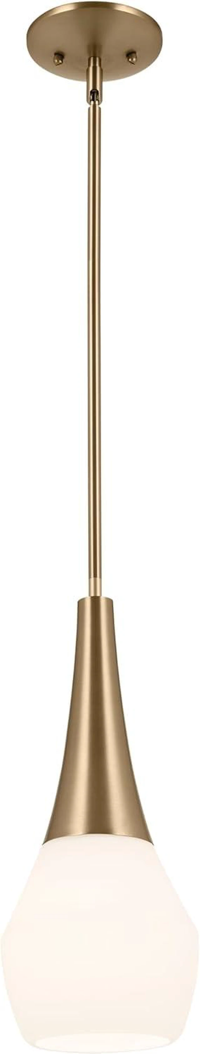 Main image of Kichler Deela Pendant Light, Opal Glass, Champagne Bronze