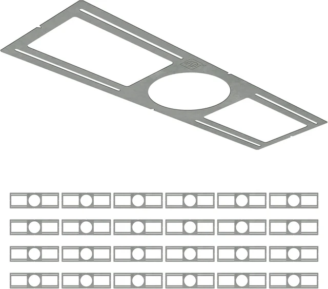 Main image of ASD 24 Pack New Construction Mounting Plate, 6 Inch Wafer Light Bracket