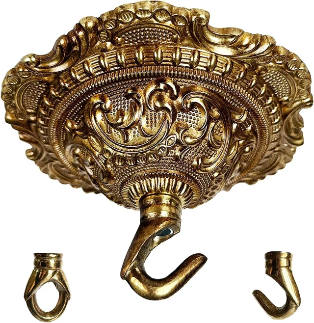 Main image of 5.51" All Copper Ceiling Cover Plate can Light Conversion Kit to Pendant Light Cover, Chandelier Canopy Kit with Replacement Parts and Lamp Parts Hardware, Lamp Parts Light Fixture Cover