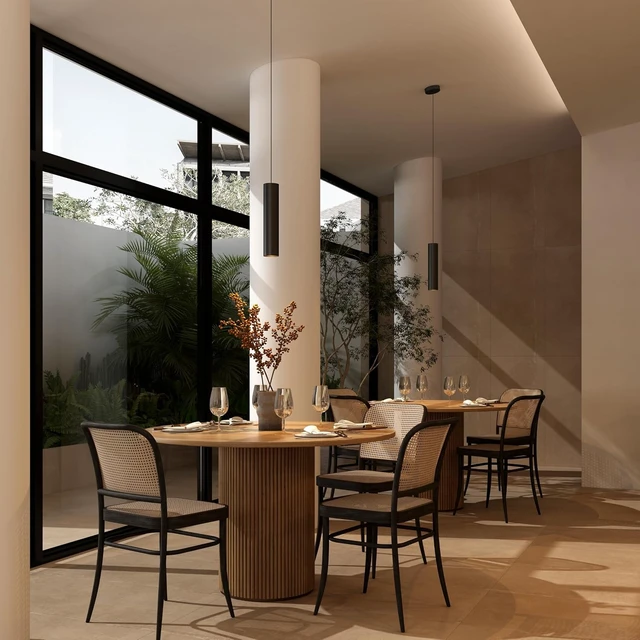 Alt view image 7 of 7 - Modern Pendant Lights Kitchen Island, E26 Black Pendant Lights Cylinder Hanging Light Cord Adjustable for Living Room Bedroom Bar Restaurant, Minimalist Design