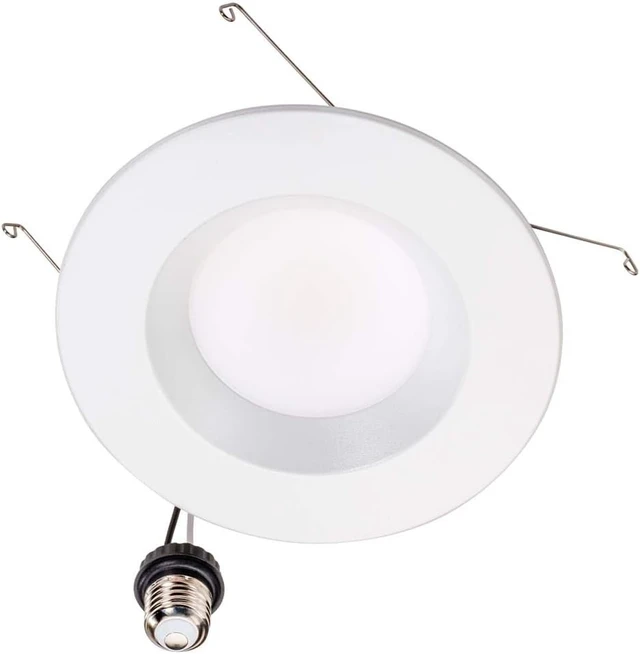Alt view image 2 of 7 - Topaz LED 5"/6" Smooth Retrofit Trim LED Recessed Downlights, 3000K