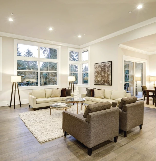 Alt view image 5 of 7 - Topaz LED 5"/6" Smooth Retrofit Trim LED Recessed Downlights, 3000K