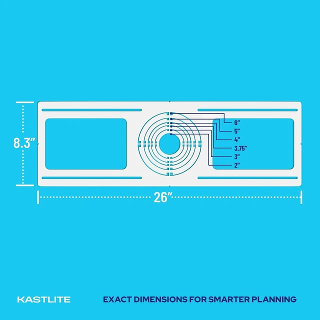Alt view image 5 of 7 - KASTLITE New Construction LED Recessed Light Mounting Plate, 24 Pack