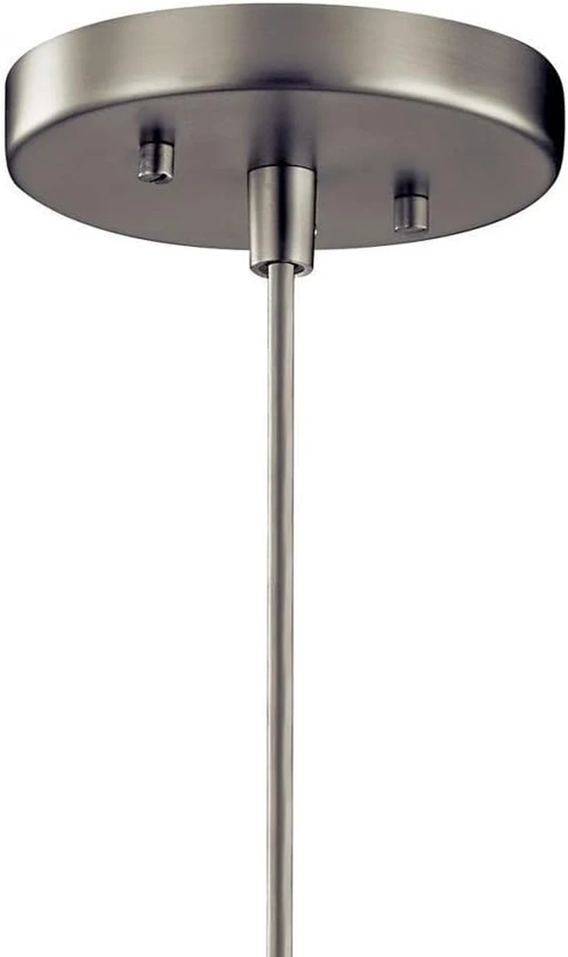Alt view image 4 of 7 - Kichler Avery Goblet Mini Pendant Light, Seeded Glass, Chrome